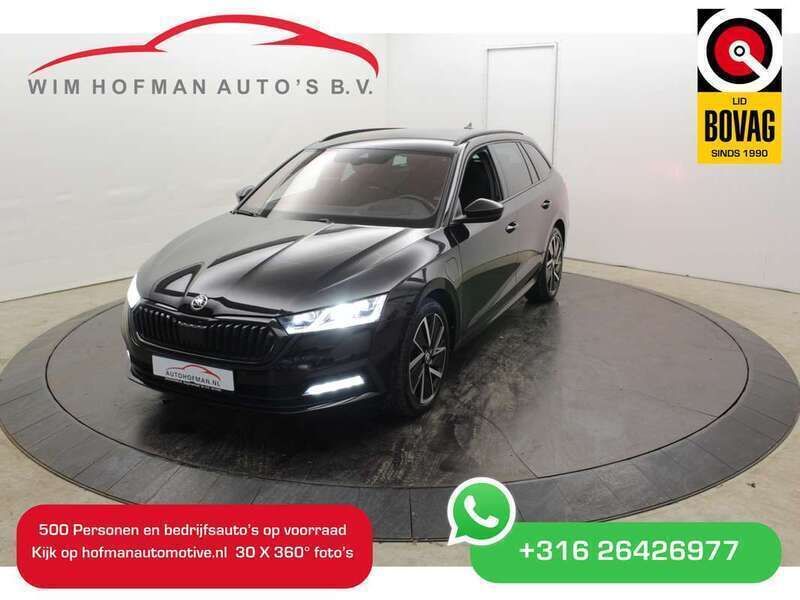 Zwart, metallic lak Gebruikt 2021 Skoda Octavia SportLine Stationwagen | € 25.740 (Eerlijke prijs) - Afbeelding 1/4