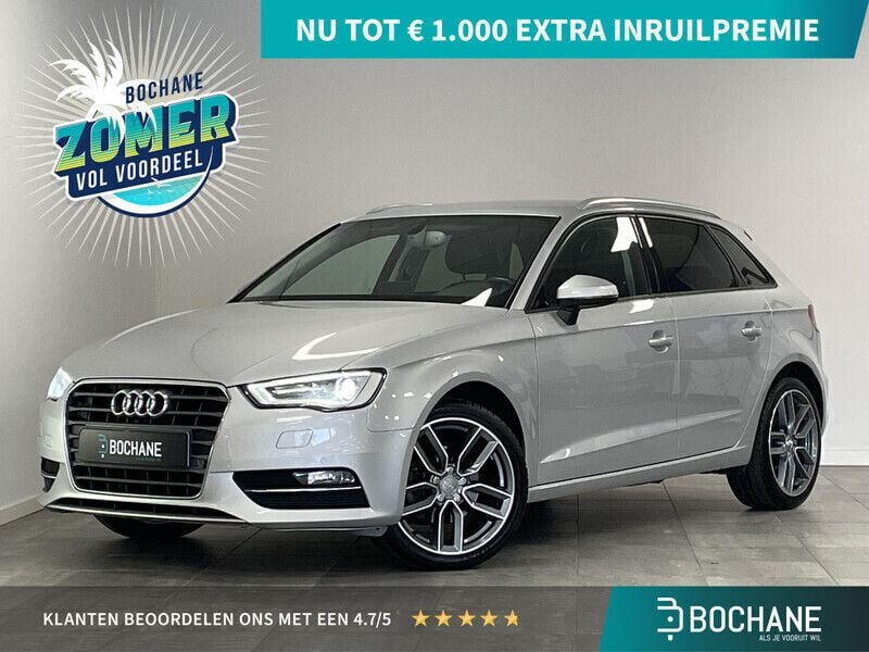 Grijs Gebruikt 2014 Audi A3 Sportback Ambiente Hatchback | € 15.195 (Iets duurder) - Afbeelding 1/4