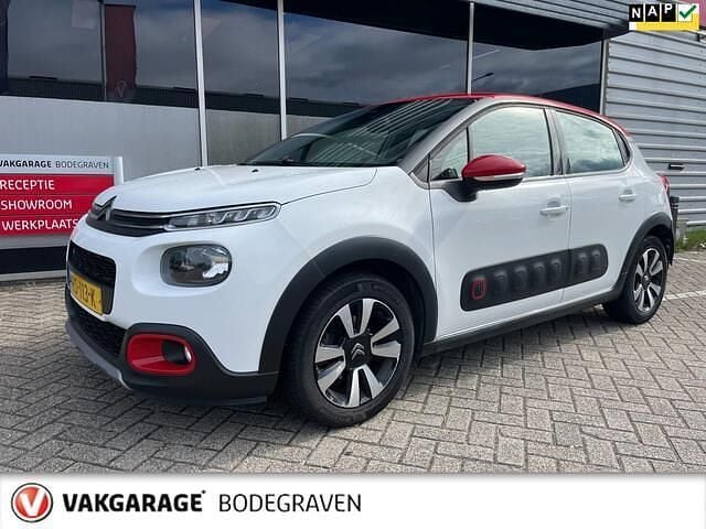 Wit Gebruikt 2017 Citroën C3 PureTech Hatchback | € 10.450 (Eerlijke prijs) - Afbeelding 1/4