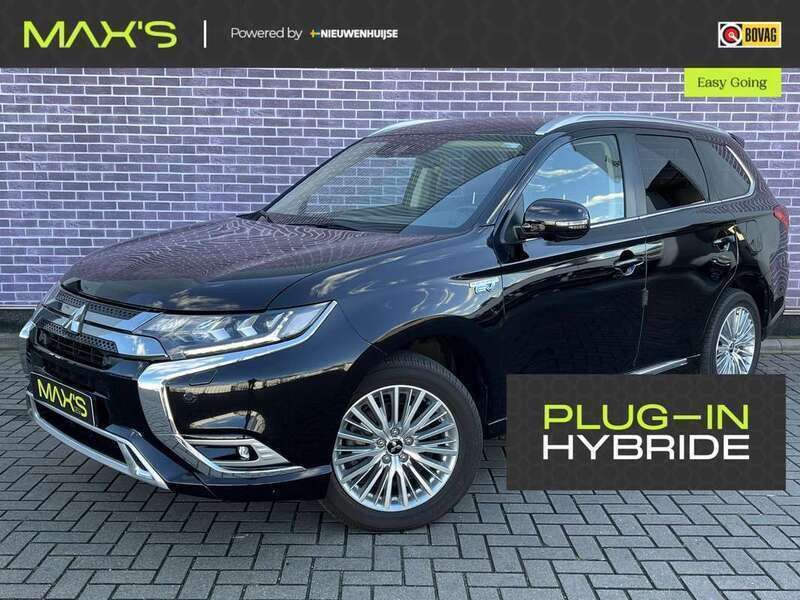 Zwart Gebruikt 2019 Mitsubishi Outlander P-HEV Intense SUV | € 23.000 (Goede deal) - Afbeelding 1/4