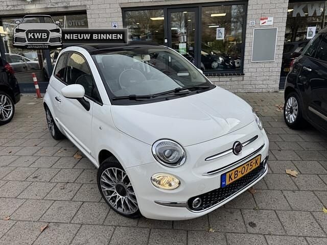 Wit Gebruikt 2016 Fiat 500 Lounge Cabriolet | € 7.250 (Eerlijke prijs) - Afbeelding 1/4