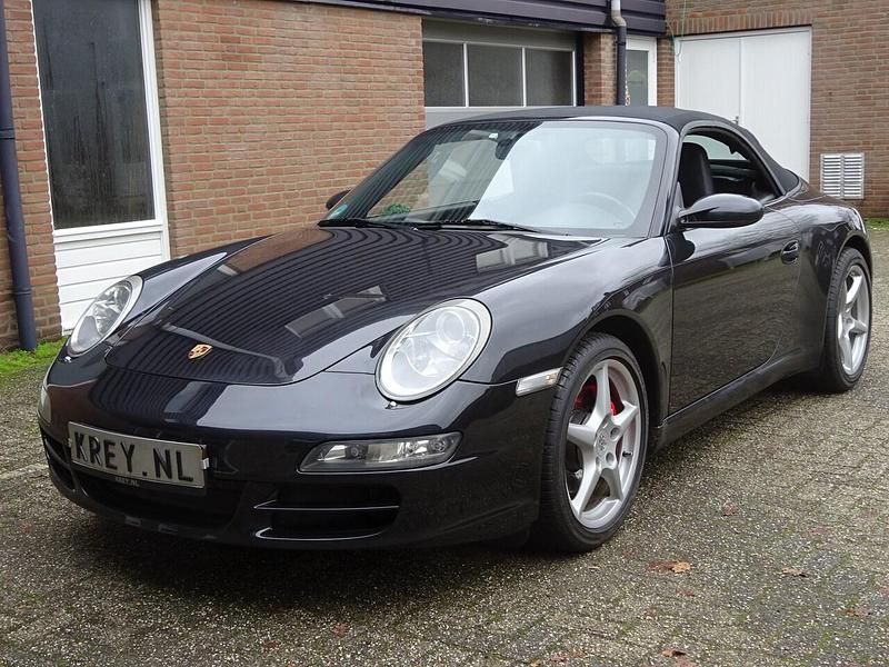Occasion Porsche 911 Carrera Cabriolet 2005 Zwart Cabriolet