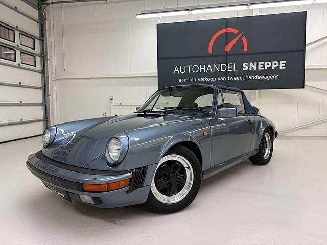 Occasion Porsche 911 Carrera Cabriolet 231 PK (169 kW) 1984 Blauw Cabriolet