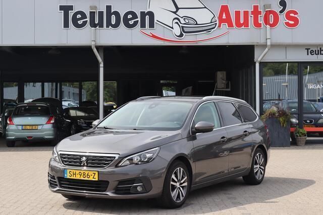 Grijs Gebruikt 2018 Peugeot 308 Premium Stationwagen | € 7.795 (Super prijs) - Afbeelding 1/4