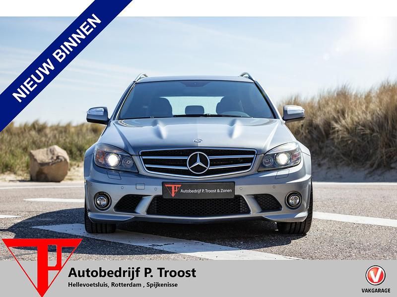 Grijs, metallic lak Gebruikt 2008 Mercedes C63 AMG AMG Stationwagen | € 32.950 (Eerlijke prijs) - Afbeelding 1/4