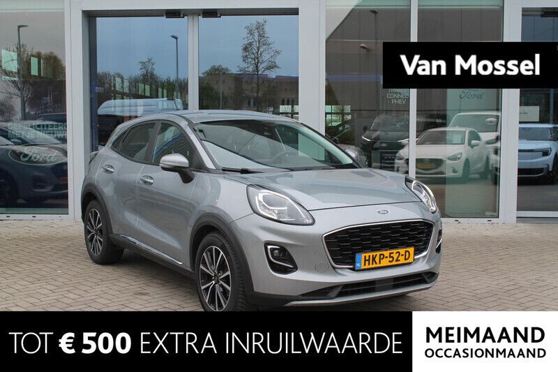 Grijs Gebruikt 2021 Ford Puma Titanium SUV | € 16.945 (Goede deal) - Afbeelding 1/4