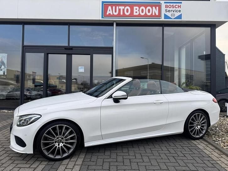 Occasion Mercedes C180 AMG 157 PK (115 kW) 2018 Wit Cabriolet