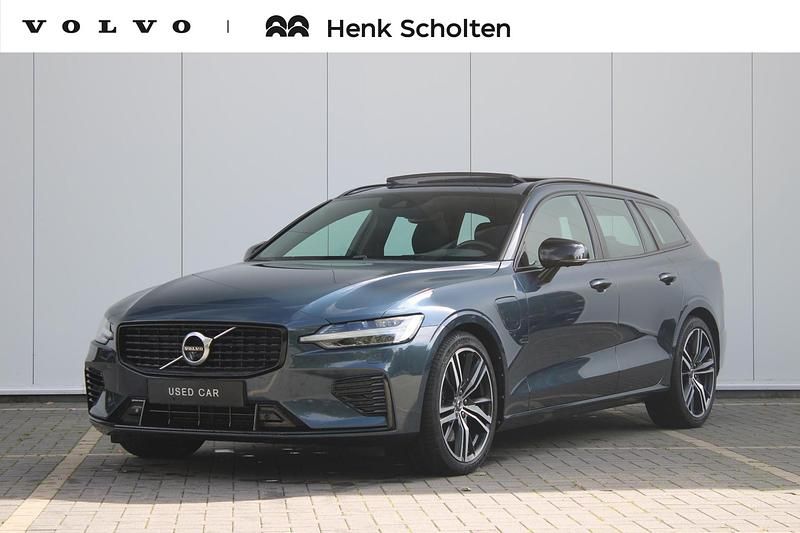 Blauw Gebruikt 2020 Volvo V60 R-Design Stationwagen | € 32.950 (Eerlijke prijs) - Afbeelding 1/4