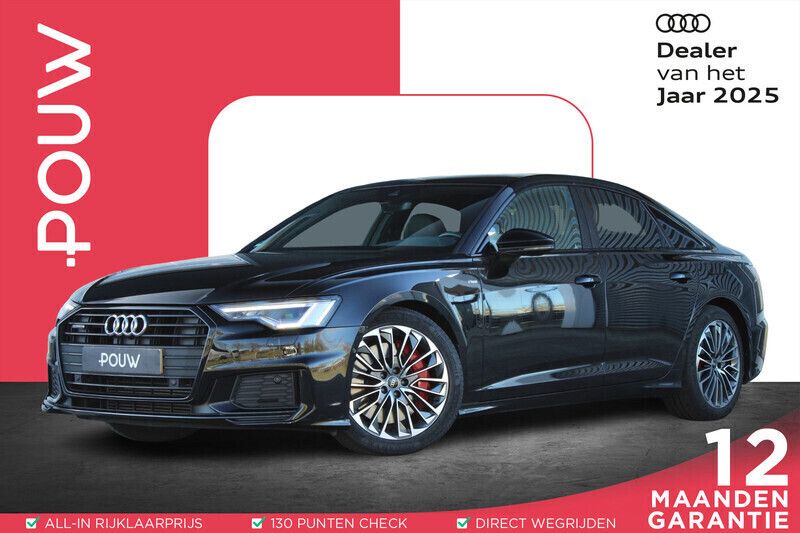 Zwart Gebruikt 2021 Audi A6 Competition Sedan | € 41.900 (Super prijs) - Afbeelding 1/4