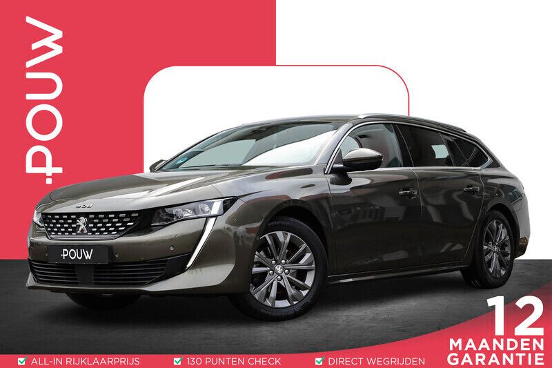 Grijs Gebruikt 2021 Peugeot 508 Allure Stationwagen | € 22.400 (Super prijs) - Afbeelding 1/4