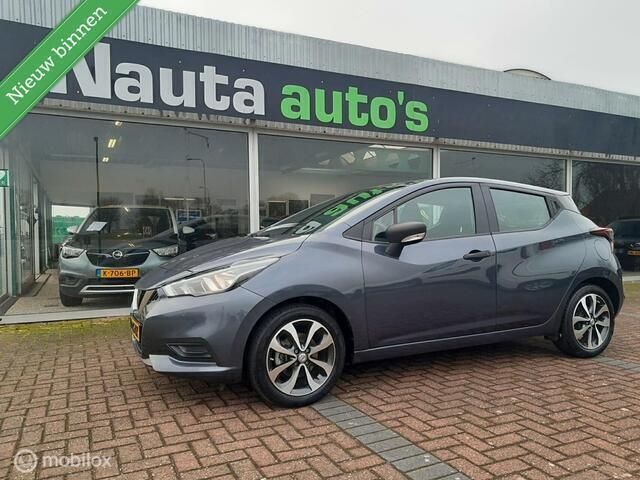 Grijs Gebruikt 2018 Nissan Micra Visia+ Hatchback | € 9.950 (Eerlijke prijs) - Afbeelding 1/4