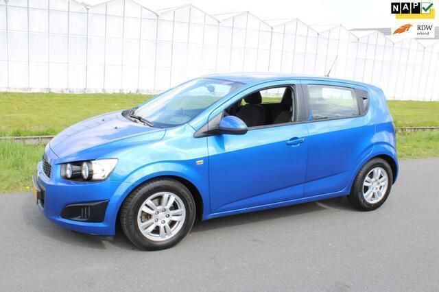 Blauw Gebruikt 2012 Chevrolet Aveo LT Hatchback | € 2.950 (Iets duurder) - Afbeelding 1/4