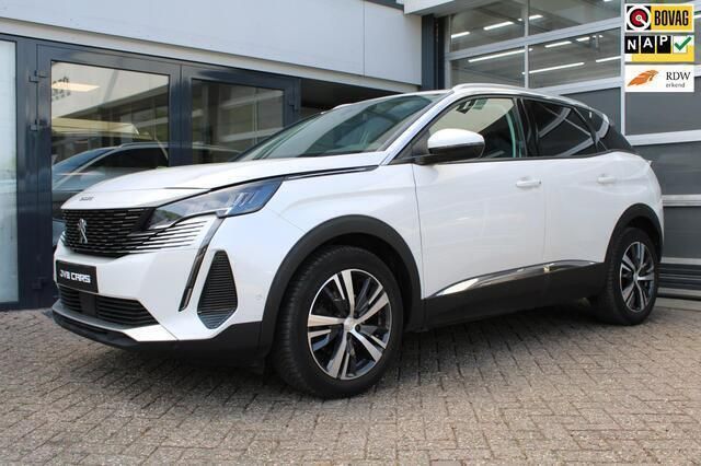 Wit Gebruikt 2021 Peugeot 3008 Allure SUV | € 18.900 (Goede deal) - Afbeelding 1/4
