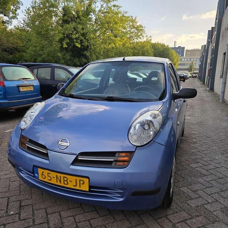 Blauw Gebruikt 2003 Nissan Micra Visia Hatchback | € 750 (Eerlijke prijs) - Afbeelding 1/4