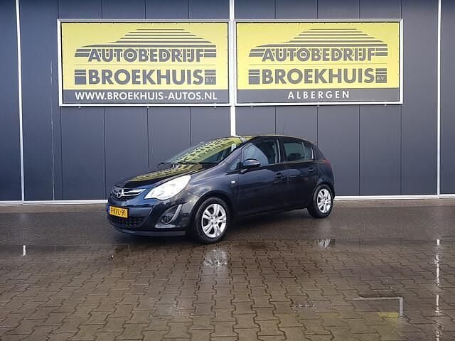 Zwart Gebruikt 2012 Opel Corsa Cosmo Hatchback | € 1.550 (Super prijs) - Afbeelding 1/4