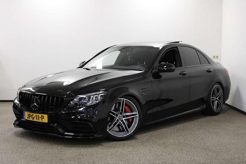 Zwart Gebruikt 2019 Mercedes C63 AMG Premium Plus Sedan | € 59.950 (Goede deal) - Afbeelding 1/4