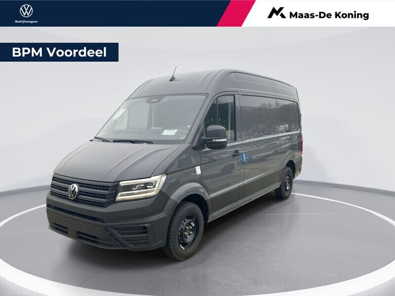 Grijs Nieuw 2024 VW Crafter Trendline Van | € 44.290 - Afbeelding 1/4