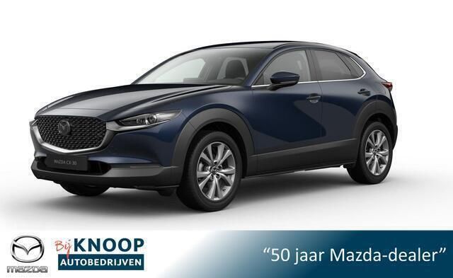 Blauw Nieuw 2025 Mazda CX-30 Exclusive-Line SUV | € 41.890 (Eerlijke prijs) - Afbeelding 1/4
