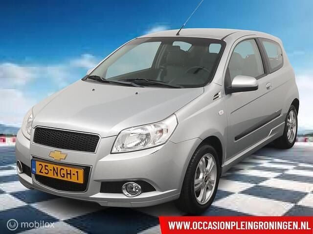 Grijs Gebruikt 2010 Chevrolet Aveo LS Hatchback | € 3.450 (Eerlijke prijs) - Afbeelding 1/4