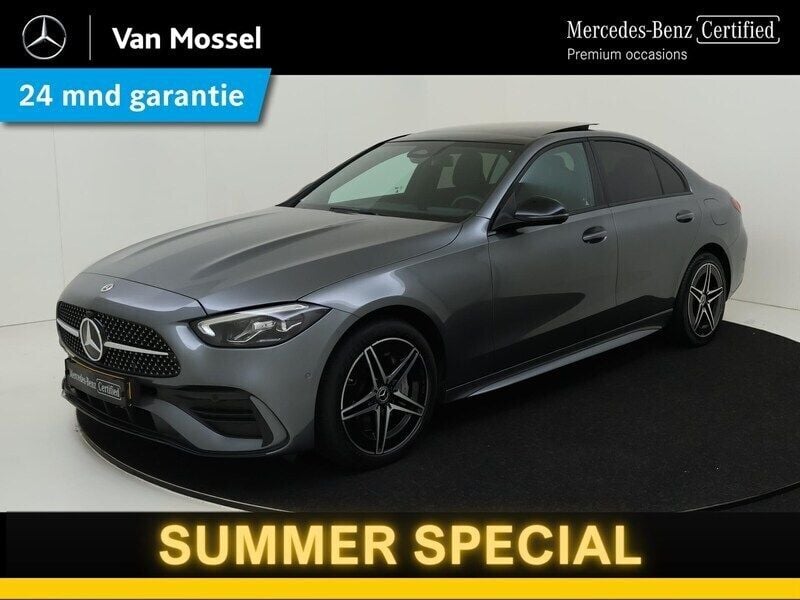 Grijs Gebruikt 2022 Mercedes C300 AMG line Sedan | € 47.945 (Duur) - Afbeelding 1/4