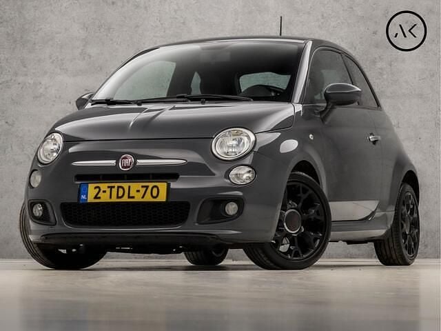 Grijs Gebruikt 2014 Fiat 500S Sport Hatchback | € 6.745 (Eerlijke prijs) - Afbeelding 1/4