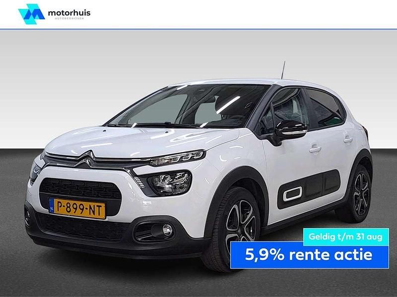 Wit Gebruikt 2022 Citroën C3 Feel Hatchback | € 12.490 (Eerlijke prijs) - Afbeelding 1/4