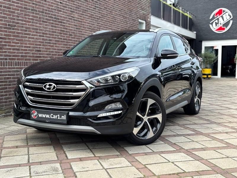 Zwart Occasion 2018 Hyundai Tucson Comfort SUV | € 18.450 (Goede deal) - Afbeelding 1/4
