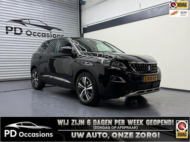 Zwart Gebruikt 2018 Peugeot 3008 Allure SUV | € 13.950 (Eerlijke prijs) - Afbeelding 1/4