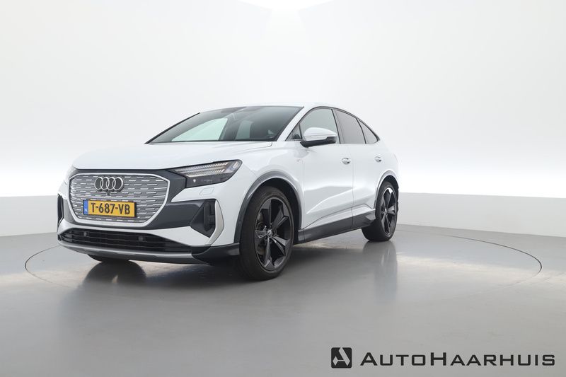 Wit Gebruikt 2022 Audi Q4 e-tron S-Line SUV | € 36.900 (Super prijs) - Afbeelding 1/4