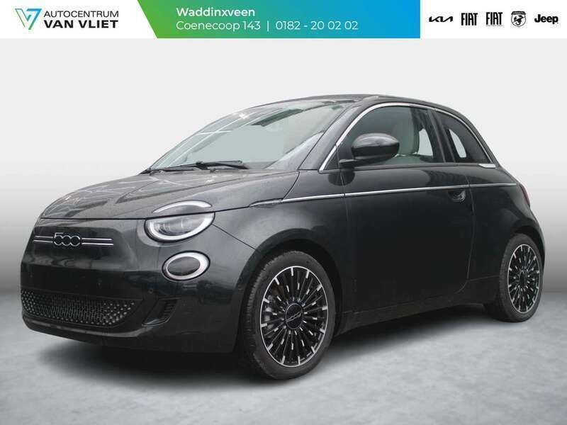 Zwart Gebruikt 2023 Fiat 500e La Prima Cabriolet | € 29.990 (Iets duurder) - Afbeelding 1/4