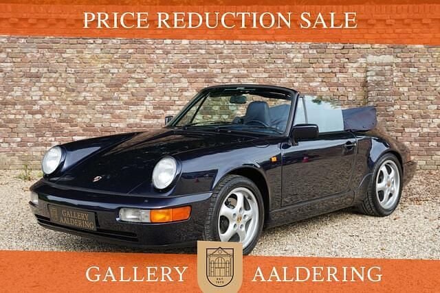 Blauw Gebruikt 1991 Porsche 911 Carrera Cabriolet | € 71.500 - Afbeelding 1/4