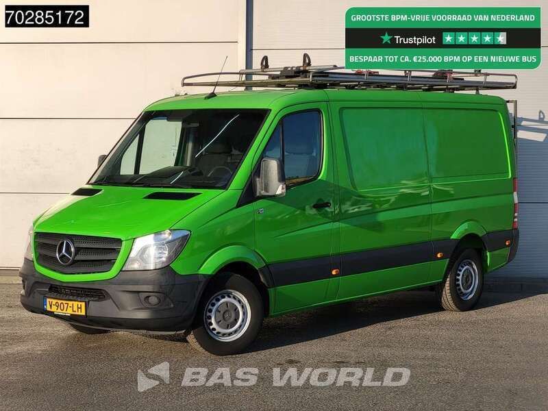 Groen Gebruikt 2018 Mercedes Sprinter Van | € 11.900 (Goede deal) - Afbeelding 1/3