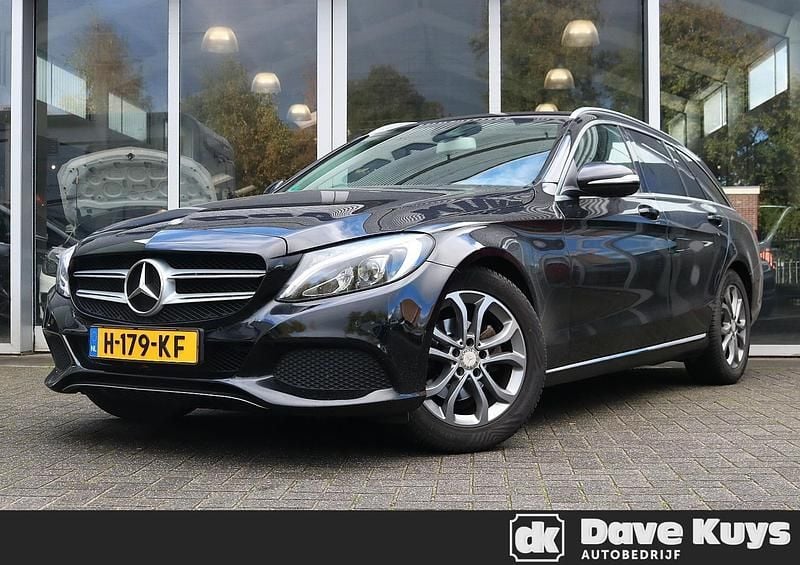Zwart Gebruikt 2014 Mercedes C180 Prestige Stationwagen | € 17.950 (Eerlijke prijs) - Afbeelding 1/3