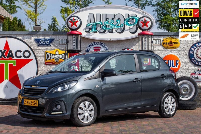 Grijs Gebruikt 2014 Peugeot 108 Active Hatchback | € 6.950 (Eerlijke prijs) - Afbeelding 1/4