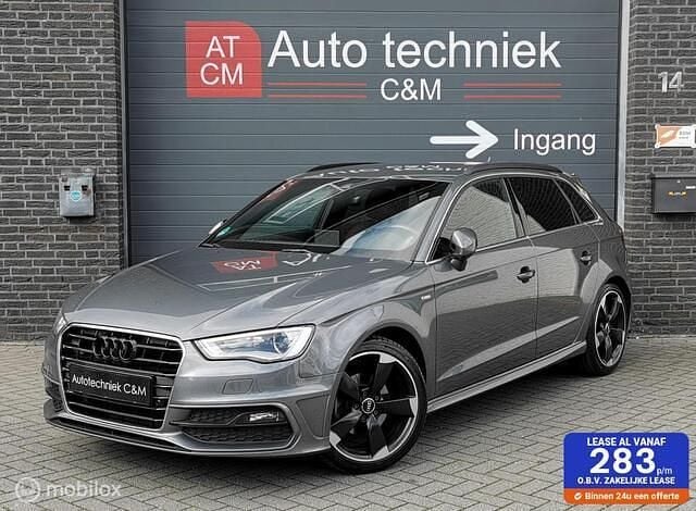 Grijs Gebruikt 2016 Audi A3 Sportback S-Line Hatchback | € 17.490 (Eerlijke prijs) - Afbeelding 1/4