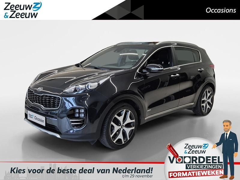 Zwart Gebruikt 2017 Kia Sportage GT-Line SUV | € 23.445 (Eerlijke prijs) - Afbeelding 1/4