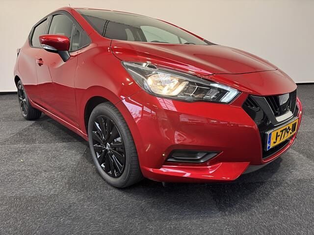 Rood Gebruikt 2020 Nissan Micra Black Edition Hatchback | € 12.500 (Eerlijke prijs) - Afbeelding 1/4