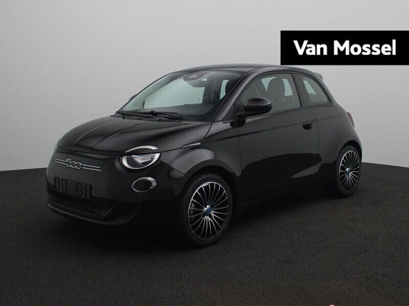 Zwart Nieuw 2025 Fiat 500e Hatchback | € 28.995 (Goede deal) - Afbeelding 1/4