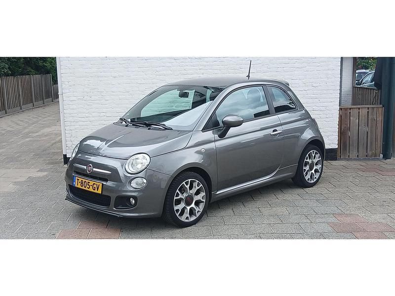 Grijs Gebruikt 2014 Fiat 500 Sport Hatchback | € 7.749 (Eerlijke prijs) - Afbeelding 1/4
