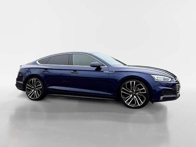 Occasion Audi A5 Sportback S-Line 150 PK (110 kW) 2019 Blauw (metallic) Hatchback