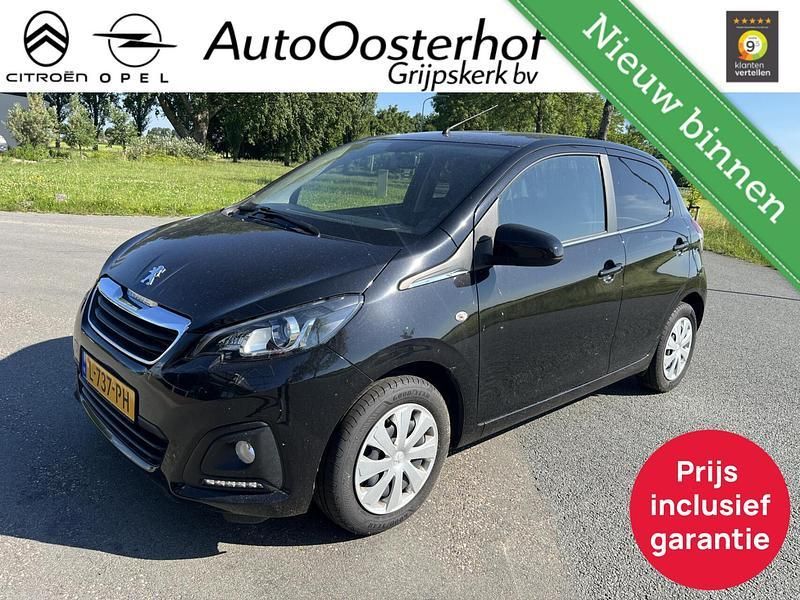 Zwart Gebruikt 2021 Peugeot 108 Active Hatchback | € 9.950 (Eerlijke prijs) - Afbeelding 1/4