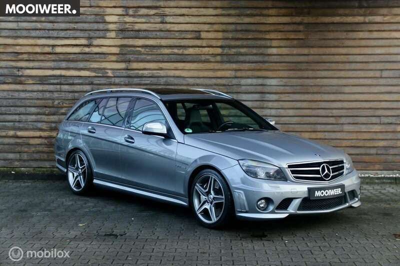 Grijs, metallic lak Gebruikt 2008 Mercedes C63 AMG AMG Stationwagen | € 27.490 (Super prijs) - Afbeelding 1/4
