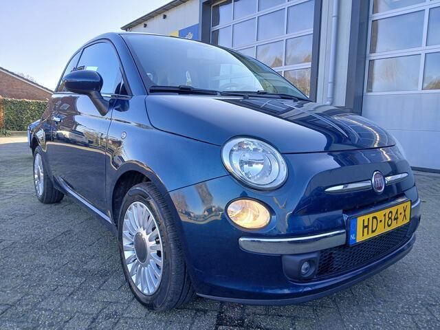 Blauw Gebruikt 2014 Fiat 500 Lounge Cabriolet | € 5.795 (Eerlijke prijs) - Afbeelding 1/4