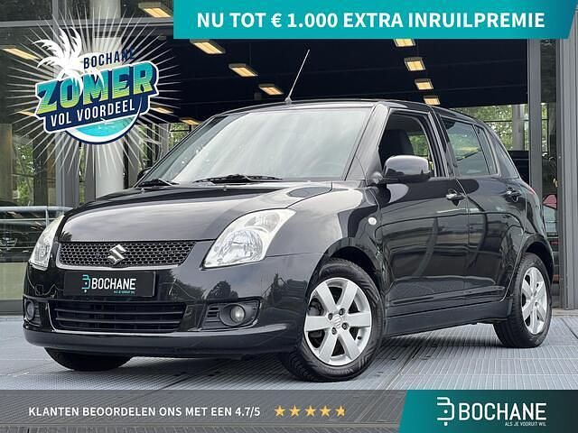 Zwart Gebruikt 2008 Suzuki Swift Exclusive Hatchback | € 7.450 (Duur) - Afbeelding 1/4