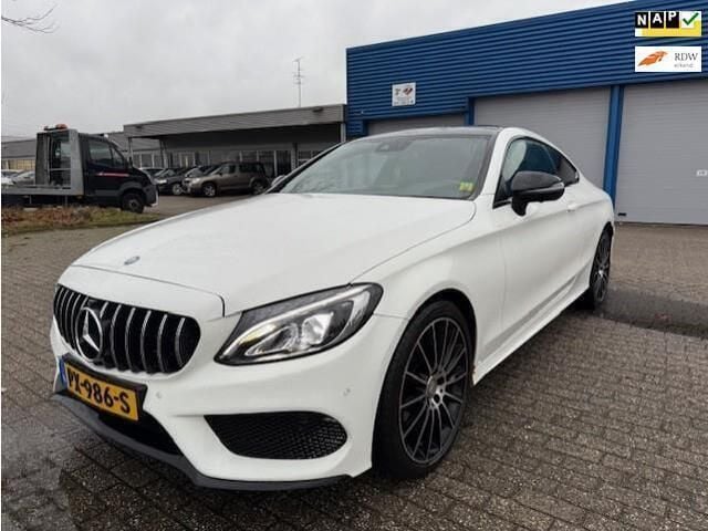 Wit Gebruikt 2016 Mercedes C200 Prestige Coupé | € 16.250 (Super prijs) - Afbeelding 1/4