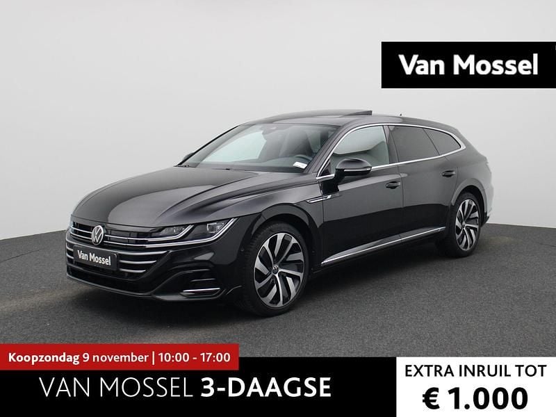 Zwart Gebruikt 2022 VW Arteon Pro Stationwagen | € 33.900 (Eerlijke prijs) - Afbeelding 1/4
