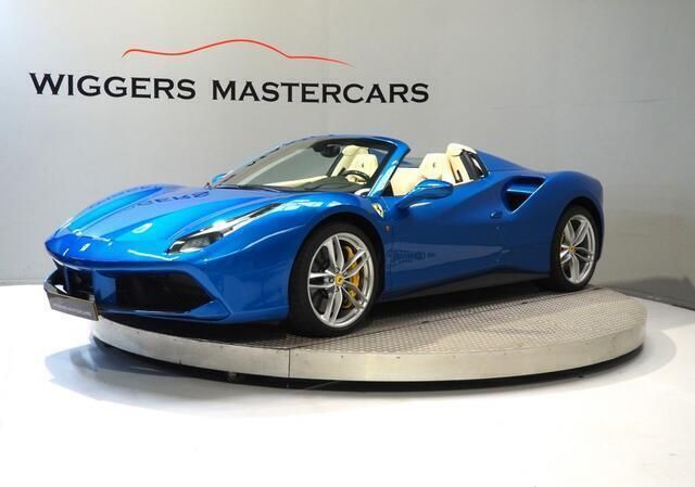 Blauw Gebruikt 2019 Ferrari 488 Cabriolet | € 284.950 (Super prijs) - Afbeelding 1/4