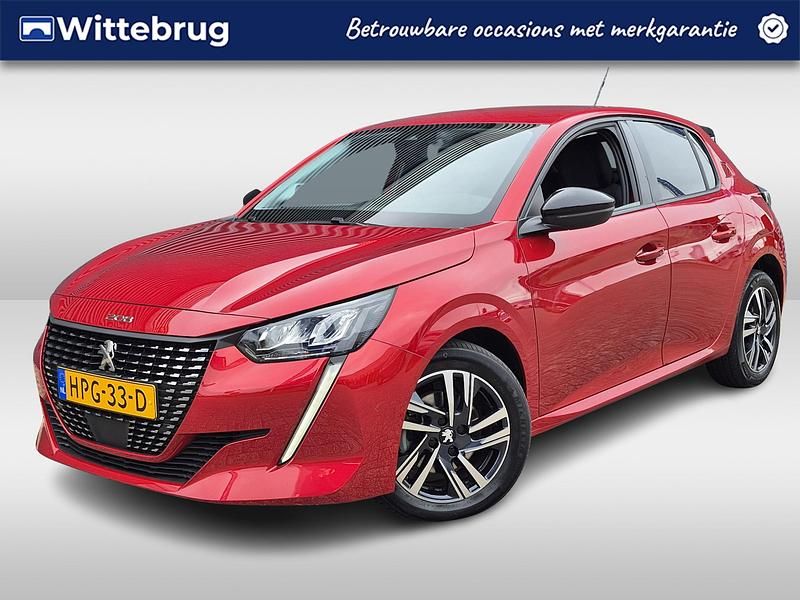 Rood Gebruikt 2022 Peugeot 208 Allure Hatchback | € 17.925 (Goede deal) - Afbeelding 1/4