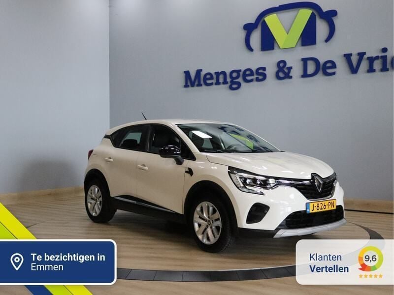 Wit Gebruikt 2020 Renault Captur Zen SUV | € 13.495 (Eerlijke prijs) - Afbeelding 1/3