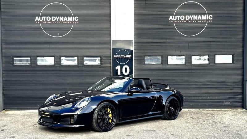 Occasion Porsche 911 Carrera Cabriolet 451 PK (331 kW) 2018 Zwart Cabriolet